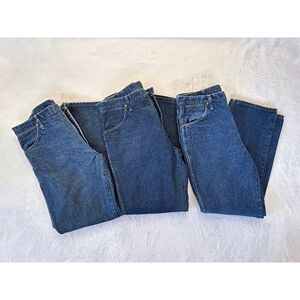 Wrangler Western Jeans Lot of Three, Size 36 X 30, 13MWZ & 936DEN, Riding, Work